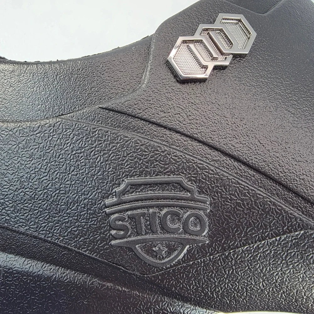 Stico Black Slip Resistant Professional Clogs Work Shoes Men Size 12 Chef NEC03S